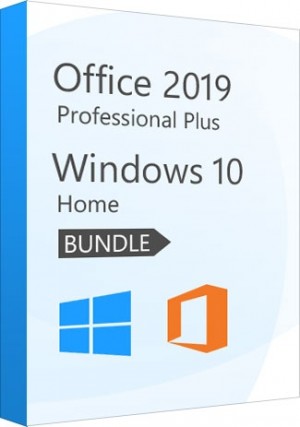 Windows 10 Home + Office 2019 Professional Plus- Package