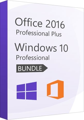 Windows 10 Professional + Office 2016 Professional - Package